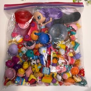 Shopkins. Gallon bag of shopkins and accessories